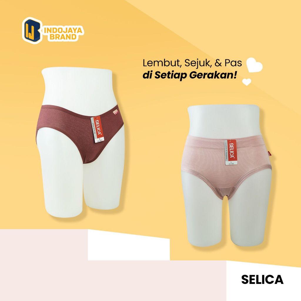 Selica CD B23 Celana Dalam Katun CD Celana Dalam Wanita Premium Halus Lembut Tebal