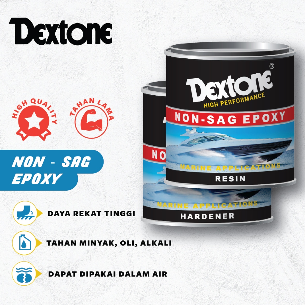Lem Besi Anti Air Epoxy Non Sag 400 Gr DEXTONE/Lem Anti Bocor/Lem Dempul/Lem Tambal/Lem Anti Air/Lem