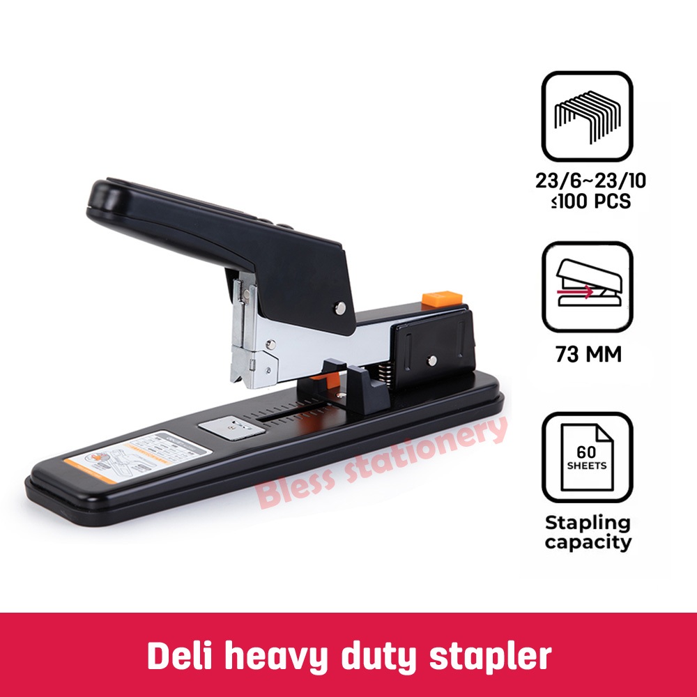 

Deli Heavy duty stapler untuk jilid buku staples heavy duty stapler jilid besar staples jilid besar