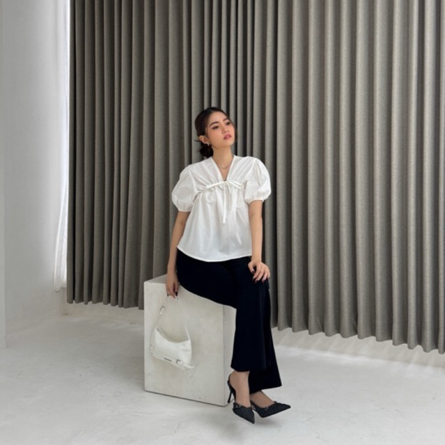 [herlavie] Zara Top | blouse atasan wanita casual daily outfit kantor