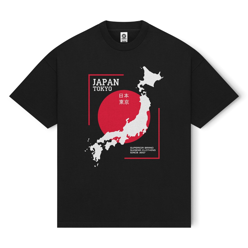 Sugema Kaos Pria Tshirt Japan Tokyo / Kaos Jepang Tokyo (REG-019)
