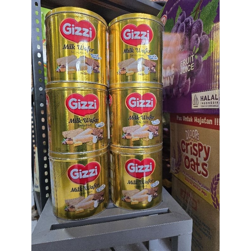 

Gizzi Wafer Milk 240 gram/ Karton