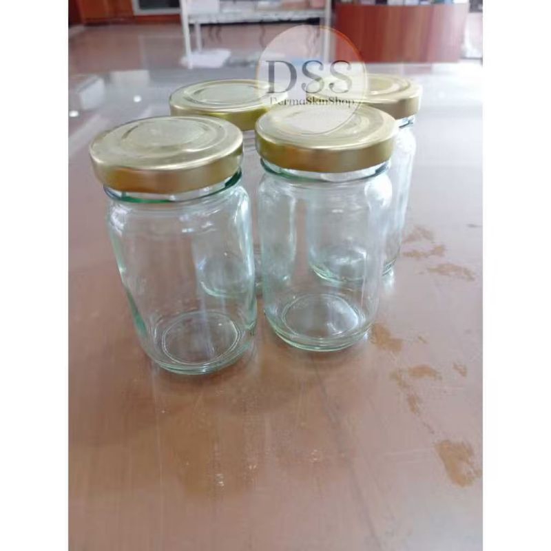 BOTOL KACA JAR MADU/ BOTOL SARANG WALET 120 ML