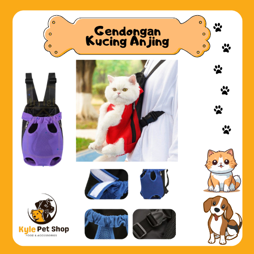 Tas kucing gendongan kucing anjing depan murah premium kucing gendong depan tas gendong bawa kucing 