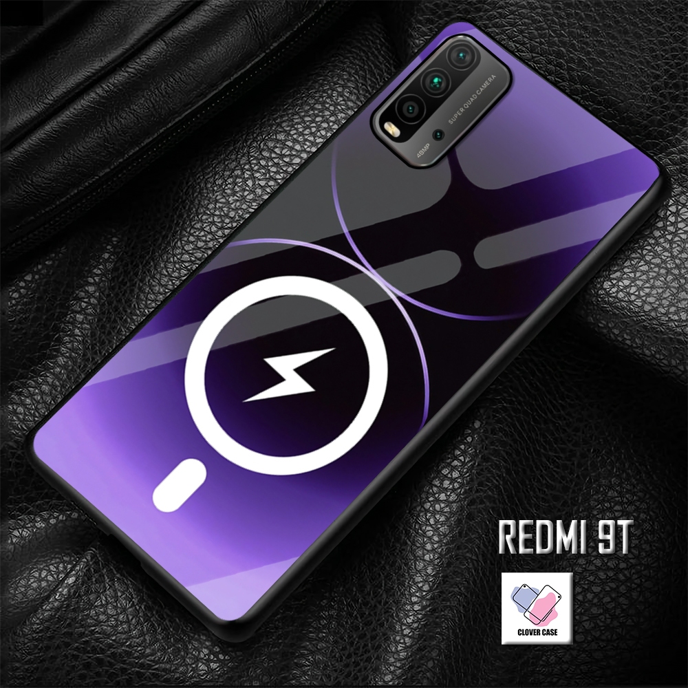 [AR50]  Case Glossy Case | REDMI 9T | CASE KEKINIAN LUCU |  Casing Hp Kilau Motif IPHONE
