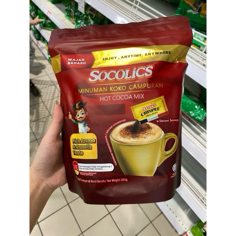

socolics minuman coklat isi 10 sachets 300gr