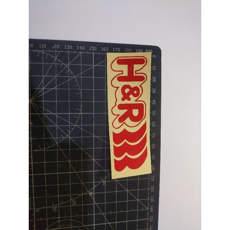 

stiker cutting h&r