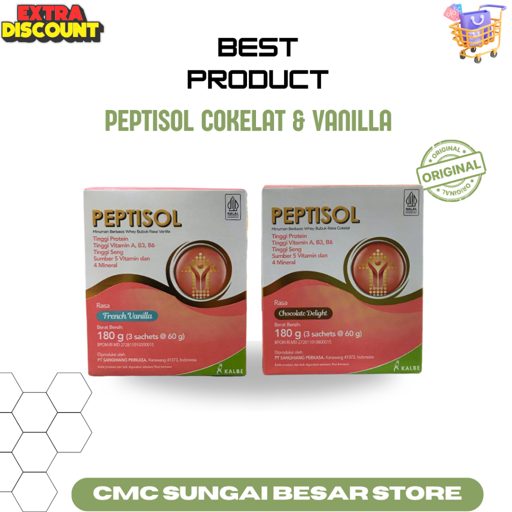 

Peptisol Cokelat & Vanilla 189 gr