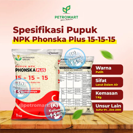 

NPK Phonska Plus | Repack 1 Kg | Meningkatkan Mutu dan Kwalitas Hasil Panen