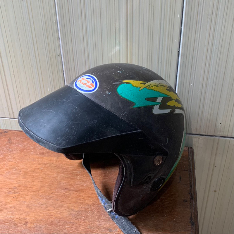 helm jadul lawas kjp bahan