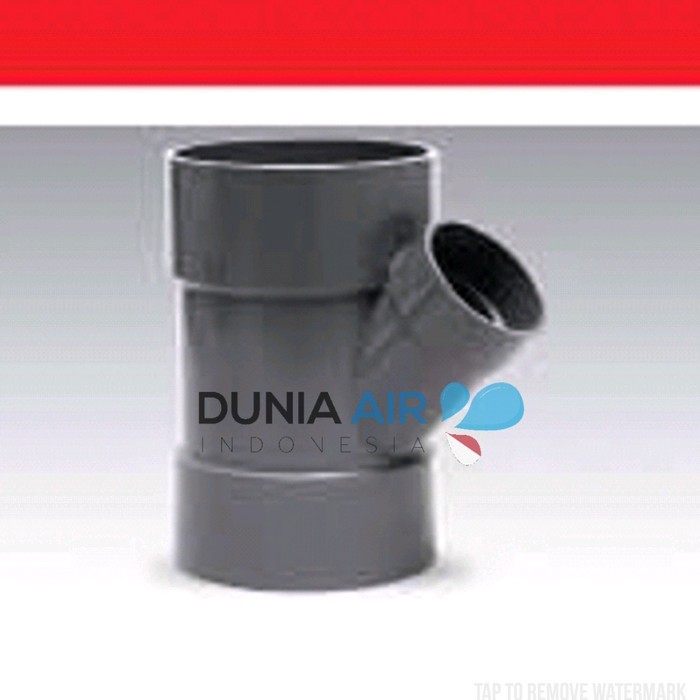 Rucika Y Branch 8" x 6" D PVC DY Tee Y TY 45 Fitting Vlok