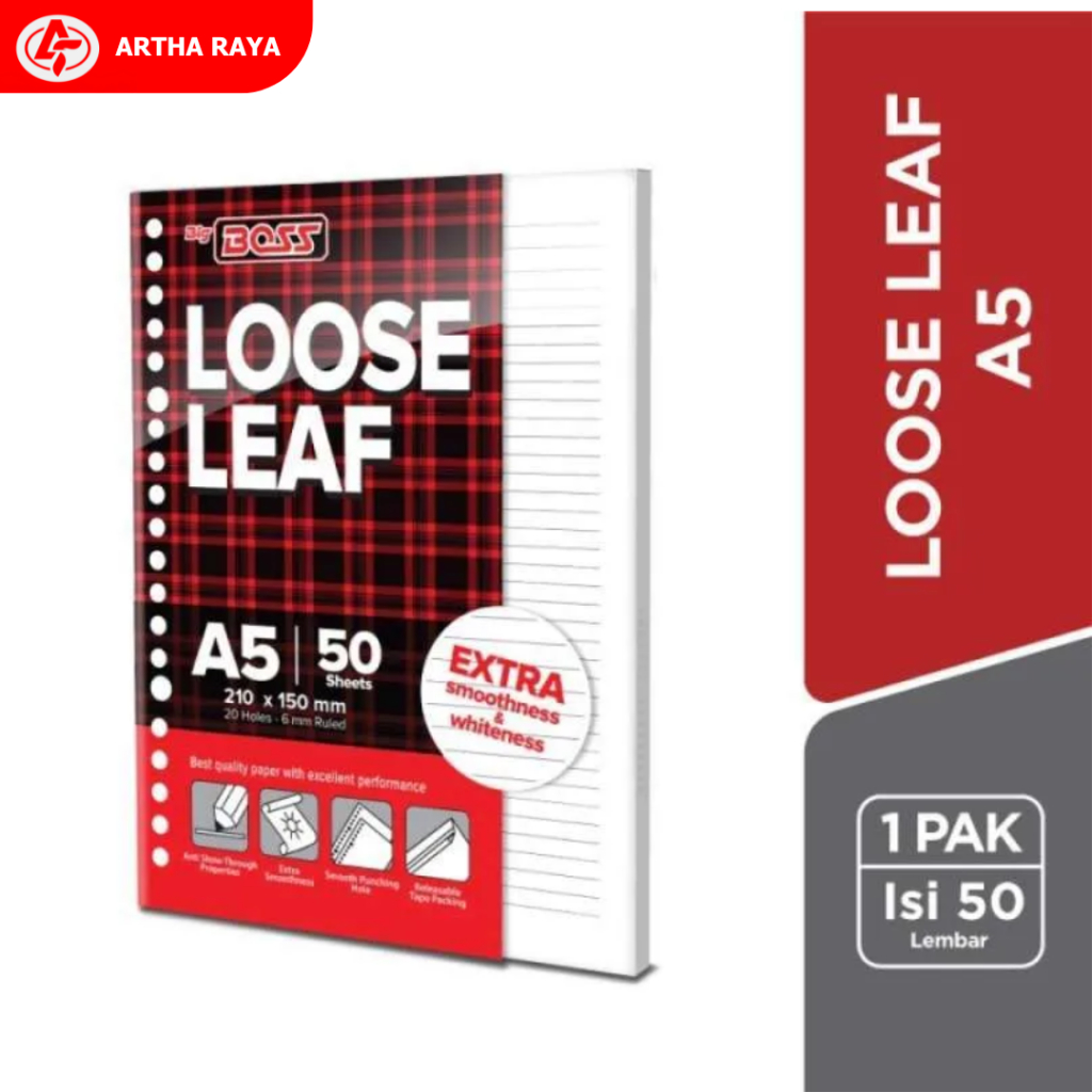 

BigBoss Loose Leaf A5 50 Lembar