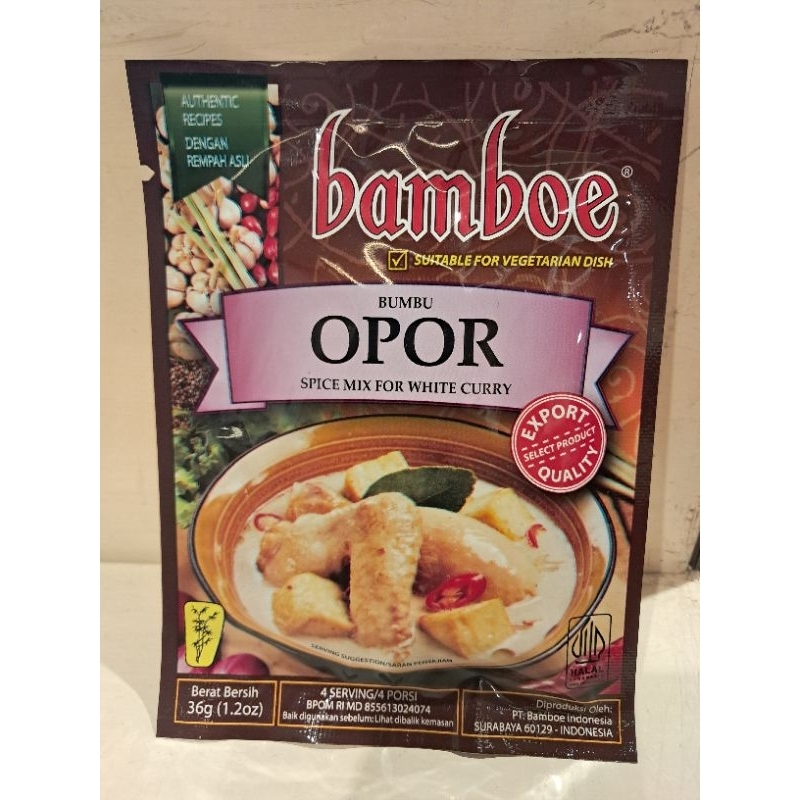 

Bamboe Opor Export Quality 36gr