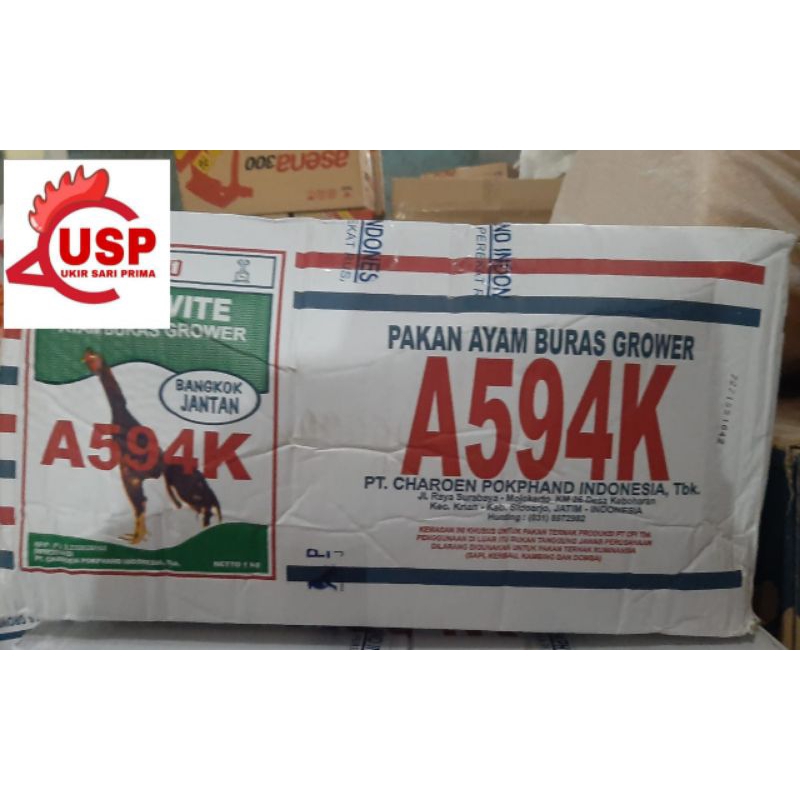 Pakan Ayam Hobi / Ayam Aduan A594K (1 Dus isi 20)