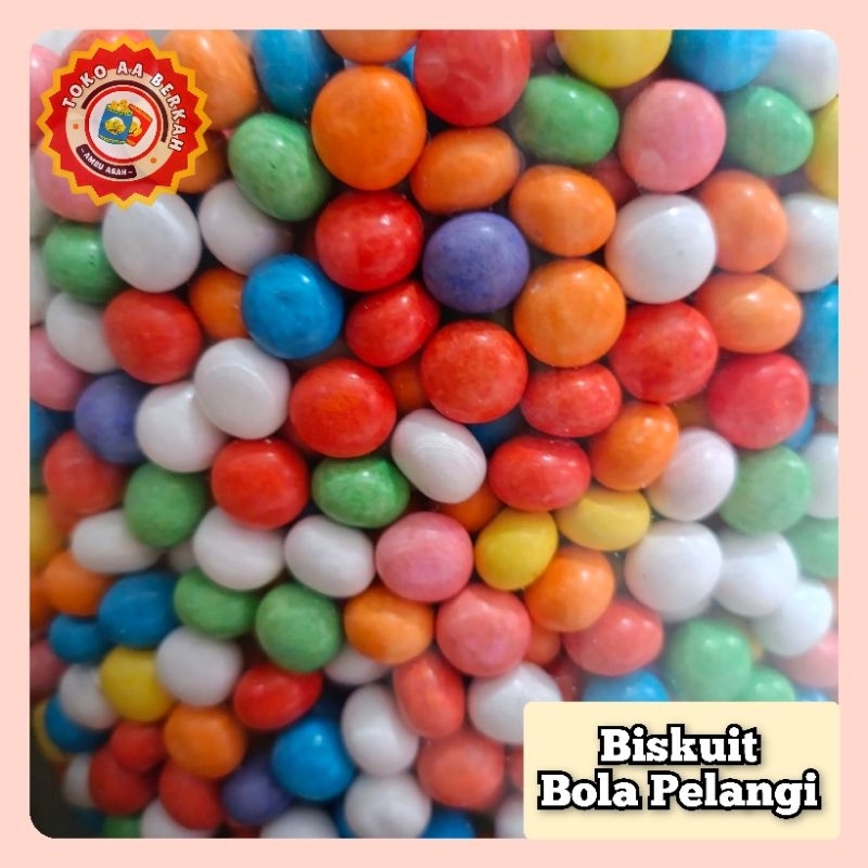 

Biskuit Bola Pelangi