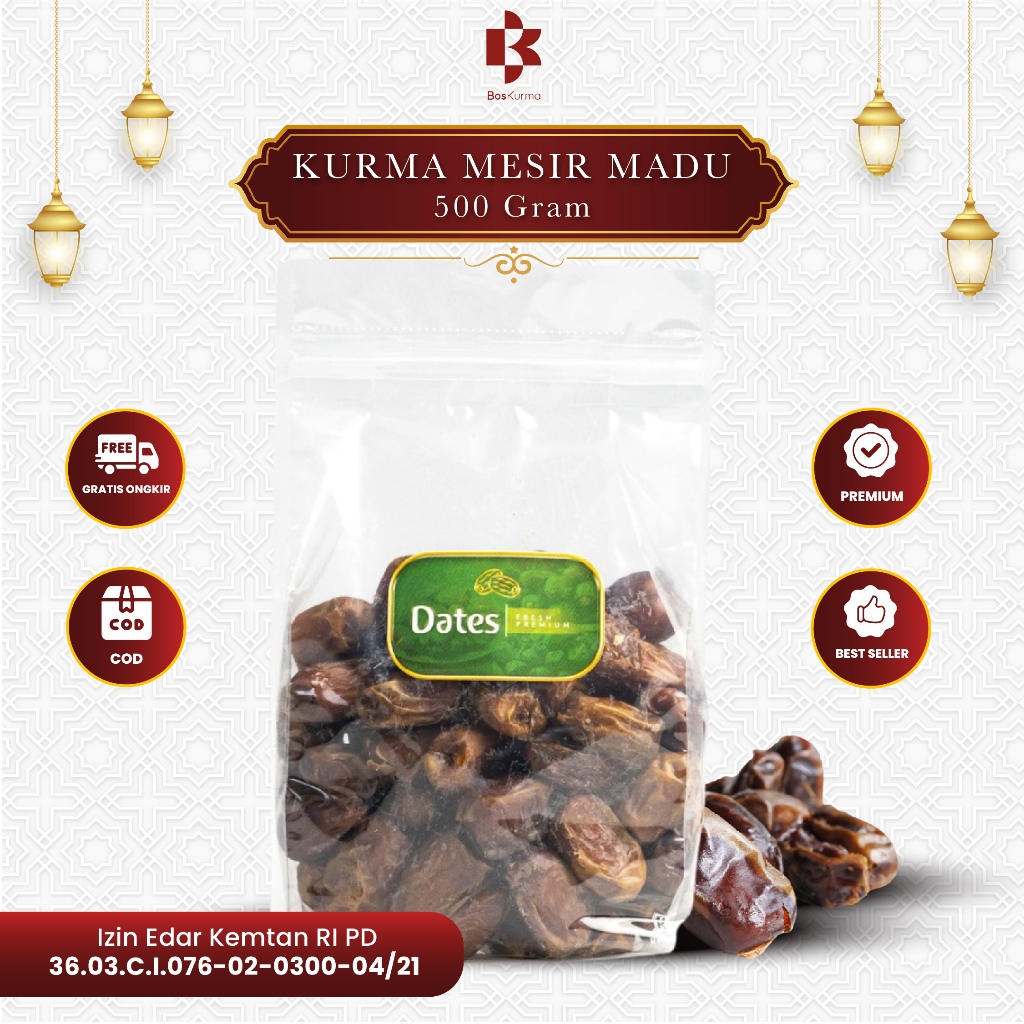 

Kurma Mesir Madu 500 Gram Premium Original