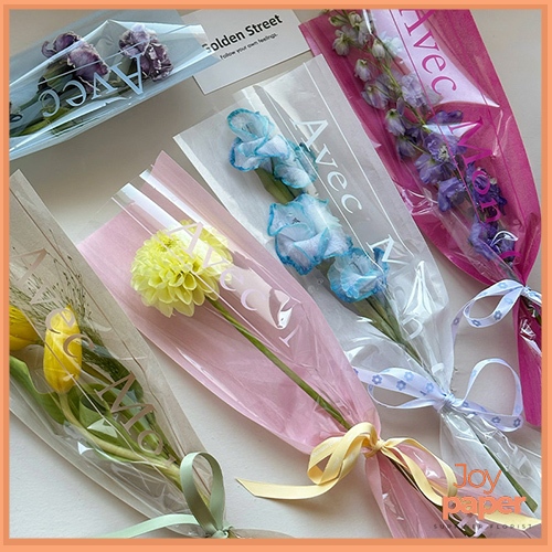 

Plastik single flower bungkus buket bunga instan buket bunga satuan SF36