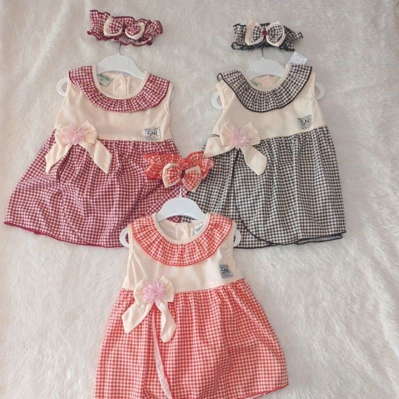 [3 in 1] baju bayi cewek untuk umur 1-5bulan