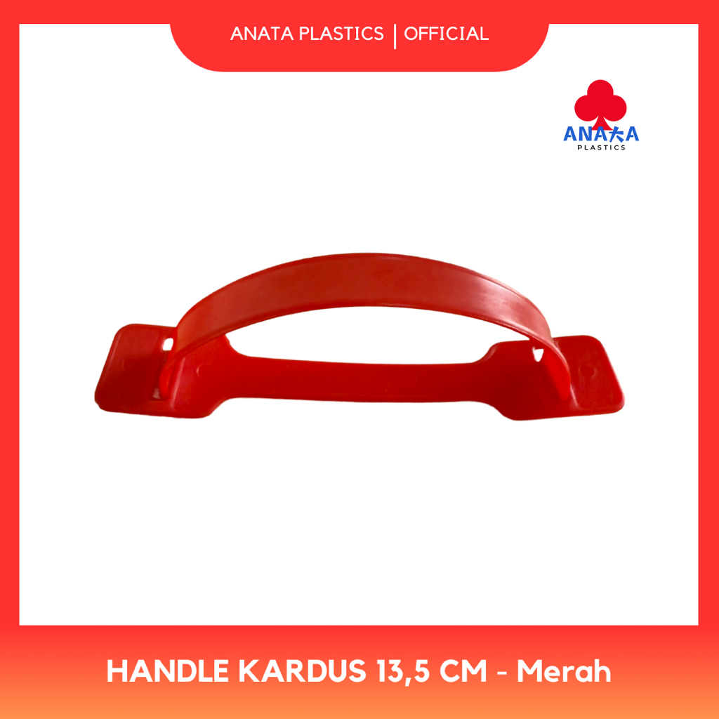 

Handle kardus 13,5 cm merah / Handle box / Packaging box / Handle kotak