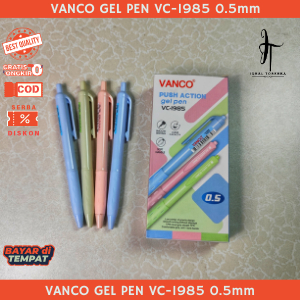 

Pulpen Gel Vanco Clck VC - 1985 (0.5 mm)/Ball Pen/ Pena Cetek 1 Pcs