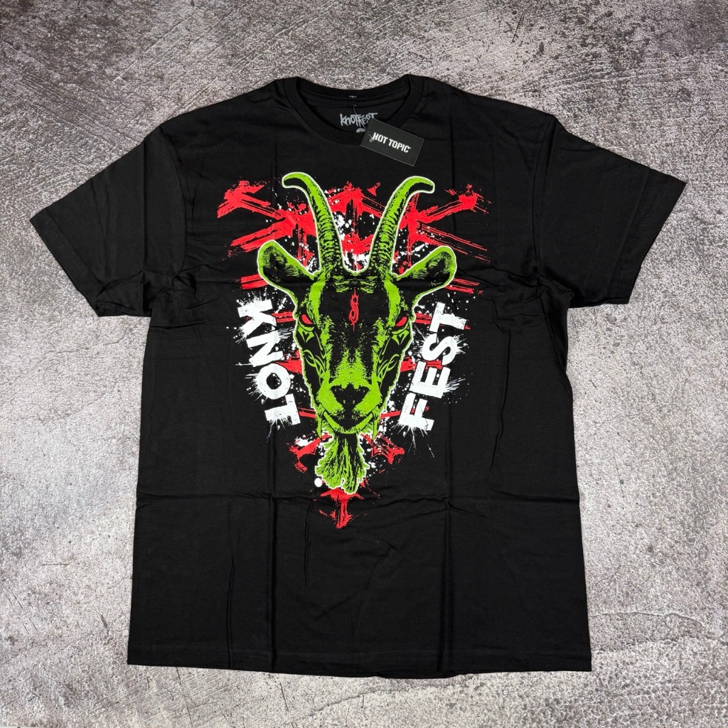 Kaos band official Slipknot Knotfest 2022 tour stops original t-shirt