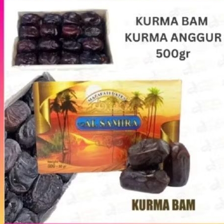 

KURMA BAM KURMA ANGGUR 500 600 gram