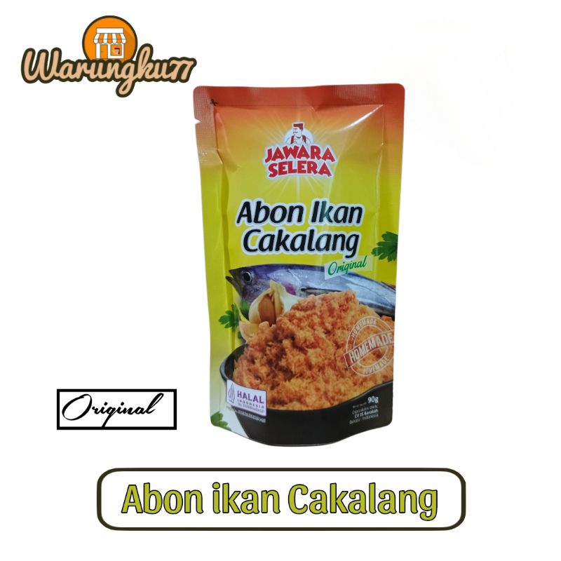 

Abon Ikan Cakalang Js Jawara Selera Varian Original- 90 gram - Spesial Promo free packing bubble wrap