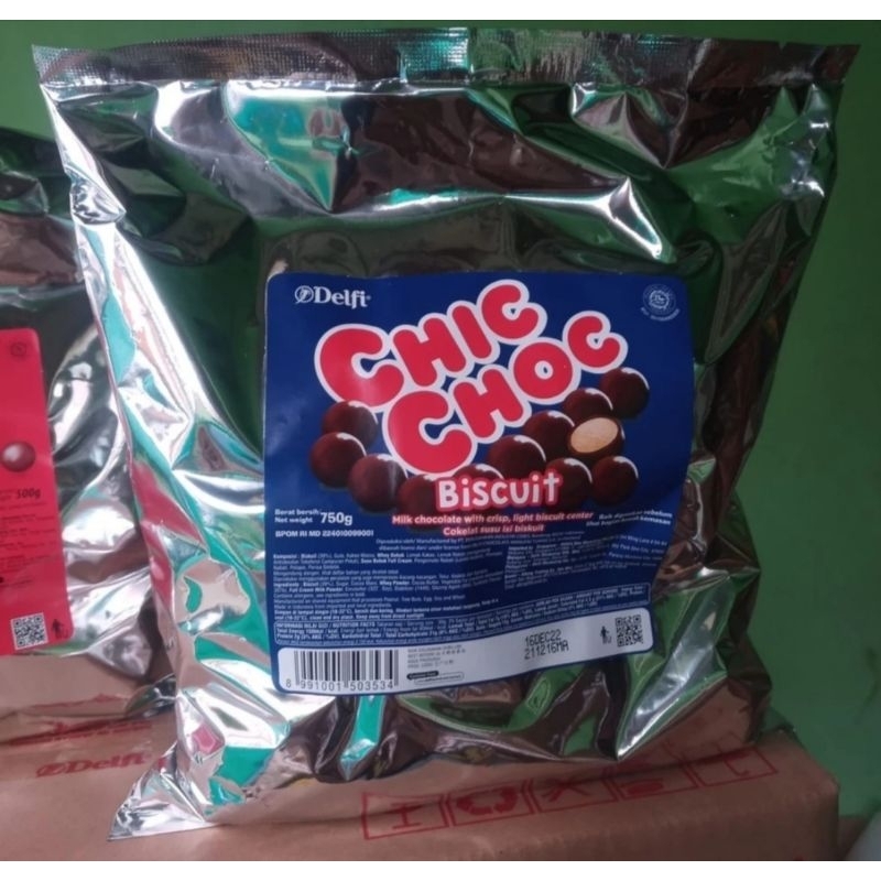 

RS - Delfi Chic Choc Biscuit/Coklat Biskuit/Kemasan 750gram