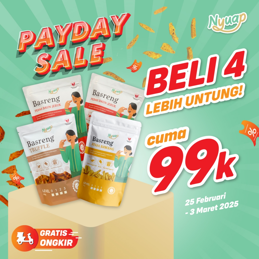 

PAYDAYSALE-Basreng Pedas Daun Jeruk Truffle Ayam Bawang