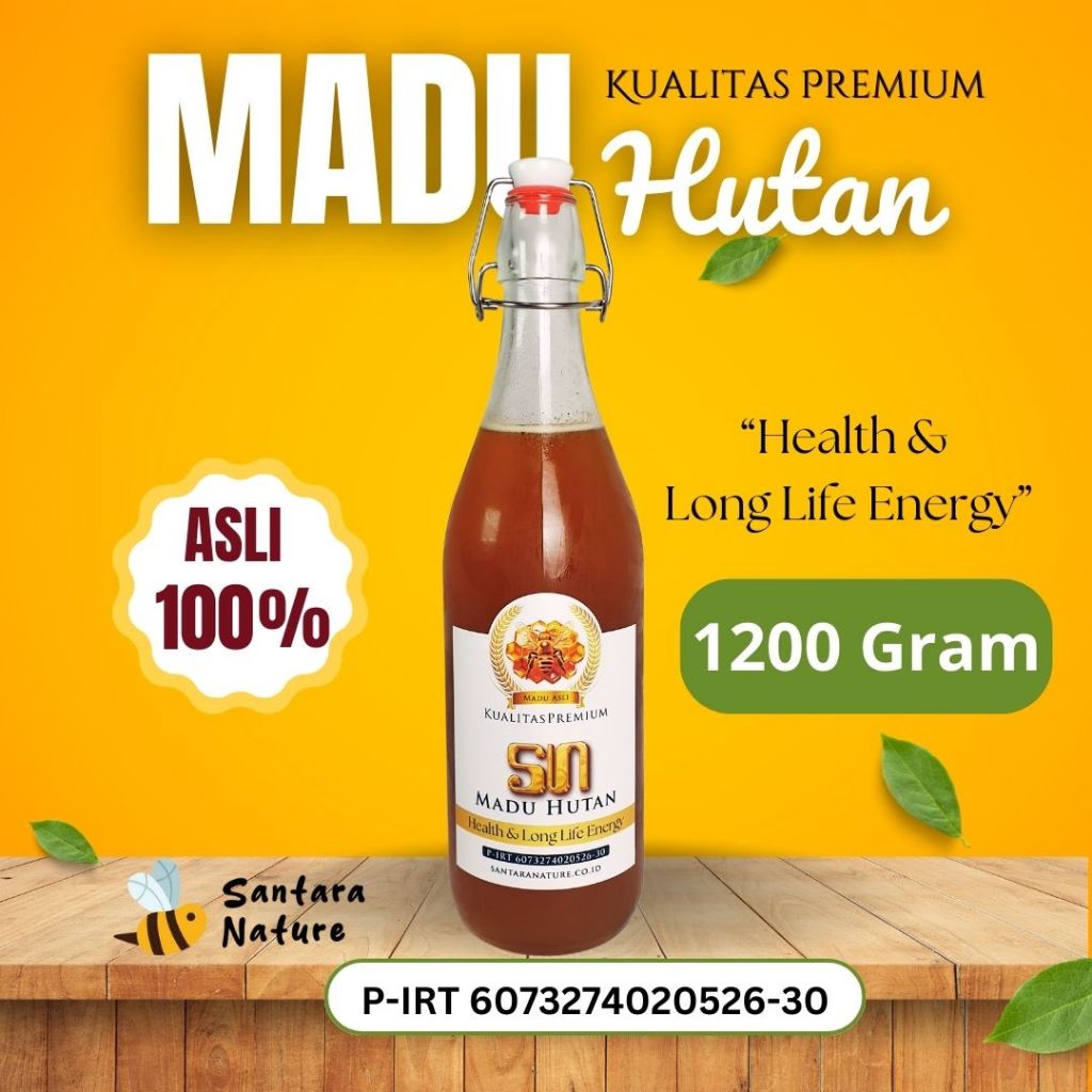 

Madu Hutan SN Asli Kualitas Premium Ukuran Besar lebih dari 1 kilo