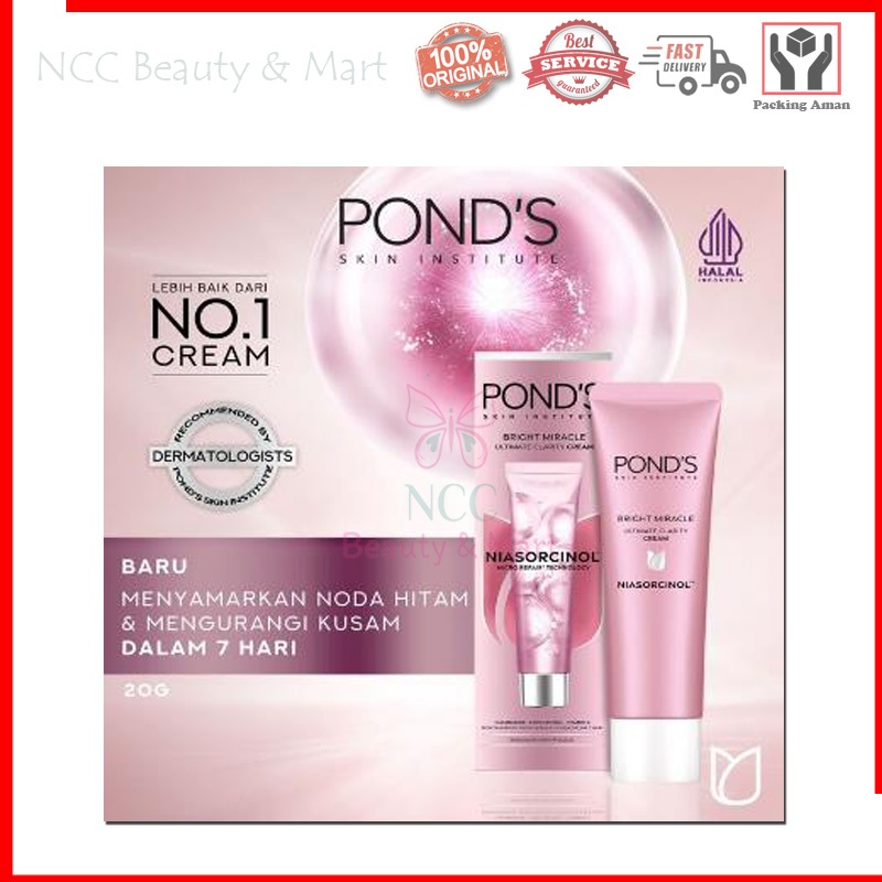 * NCC * Ponds White Beauty Skin Serum Day Cream Tampak Cerah Merona Krim Wajah Pond's