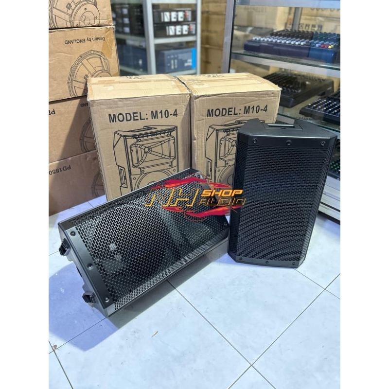 Box speaker 10 inch model huper js10 box kosong box fiber full ram sepasang ( 2 pcs ) Model: M10-4 B