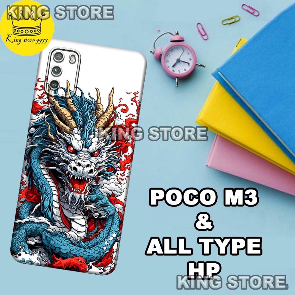 (KS25)  Softcase karet untuk POCO M3 2024 Motif gambar Cowok/casing  POCO M3 terbaru/kesing hp/silic
