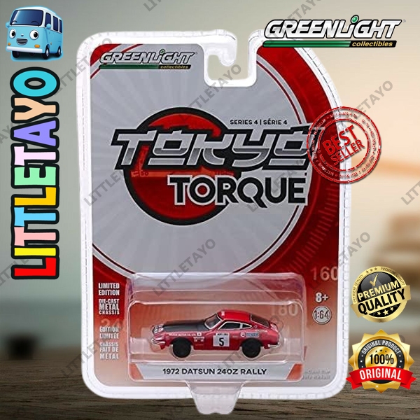 Greenlight Tokyo Torque 4 1972 Datsun 240Z Rally #5 BRE 510 Diecast JDM