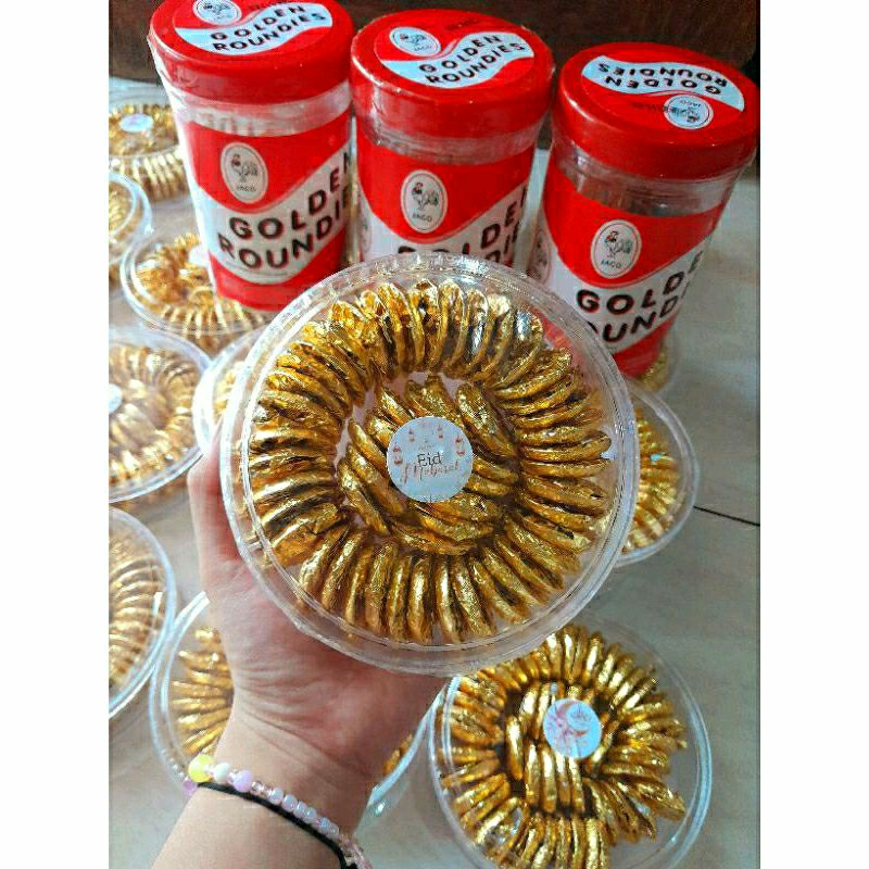 

Coklat golden roundies/coklat koin emas,kemasan toples isi 50 pcs