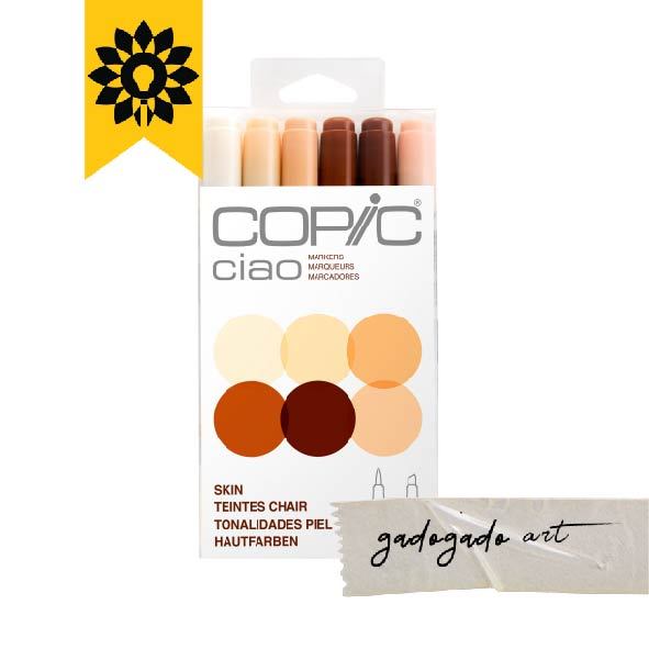 

SPIDOL COPIC CIAO SET-6 SKINTONE