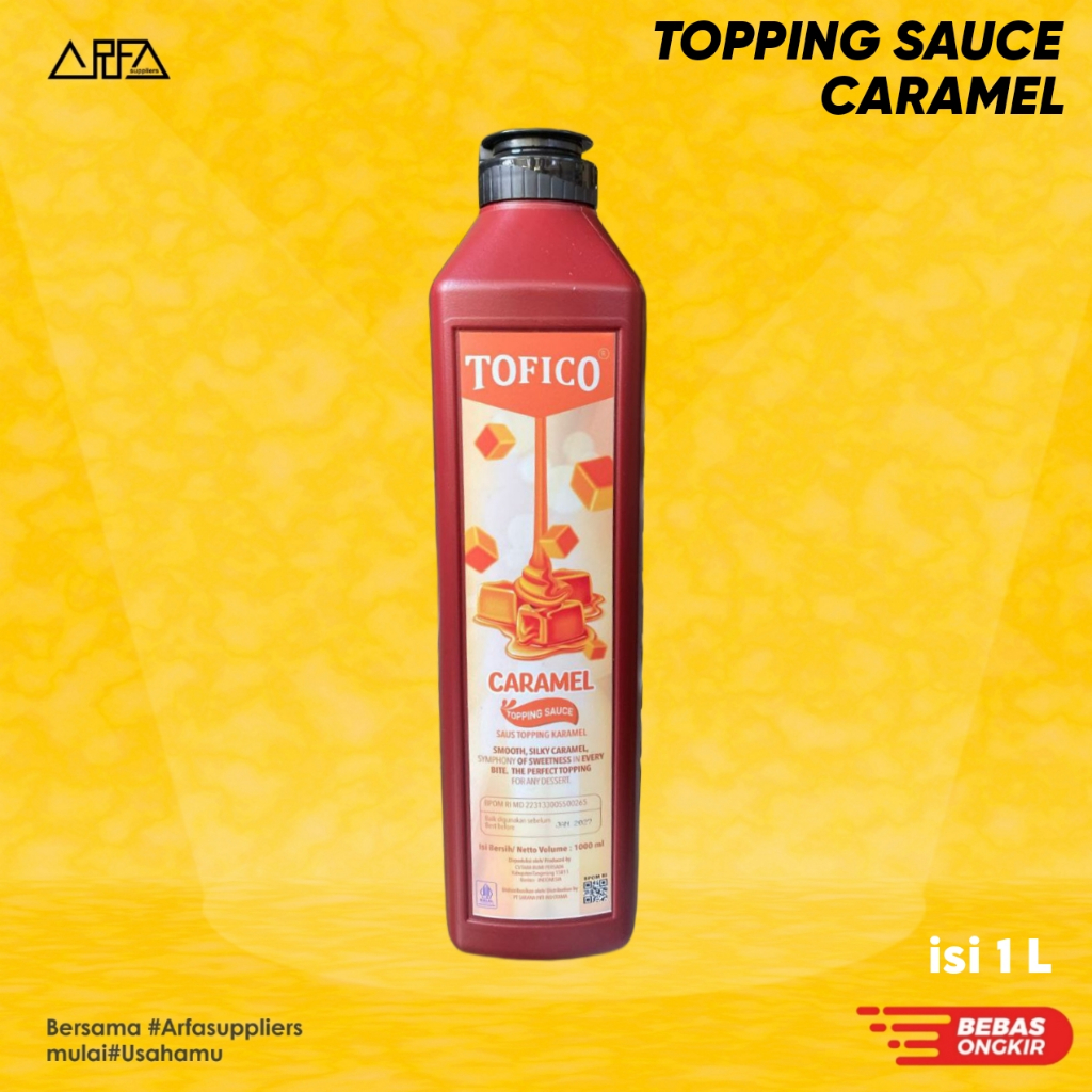 

Tofico Saus Topping Caramel Isi 1L