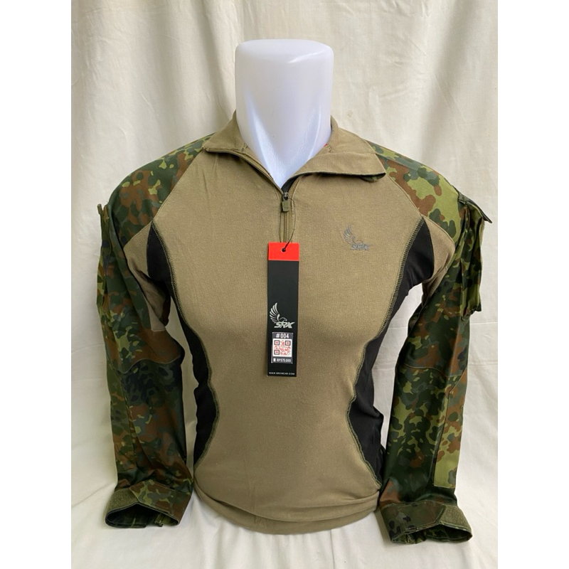 Baju Kaos BDU Combat Loreng Flecktarn Jerman Sritex