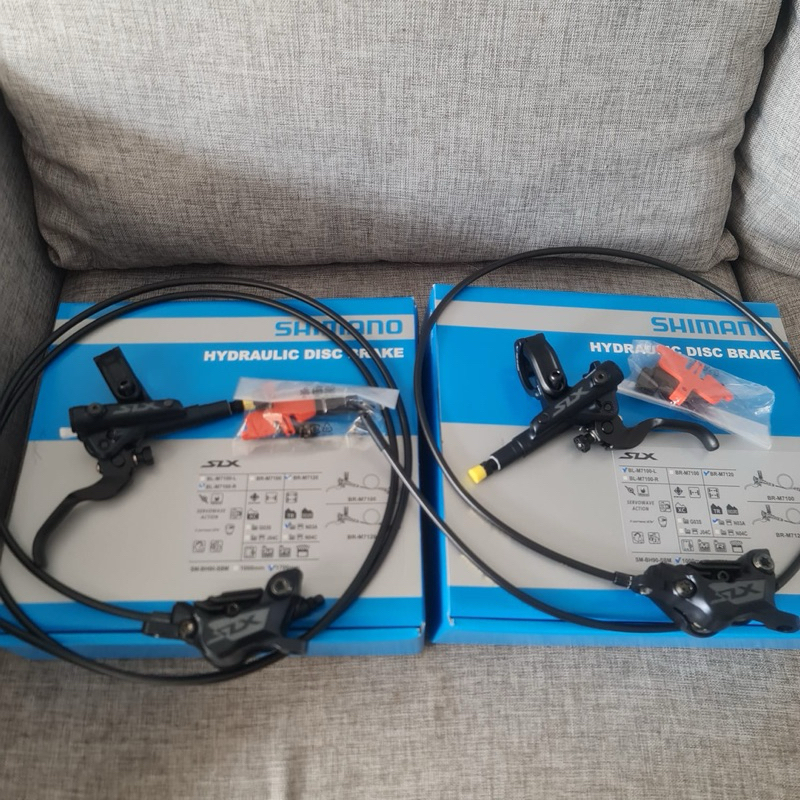 Brake Set disc brakeset SLX M7120 M7100 4 piston