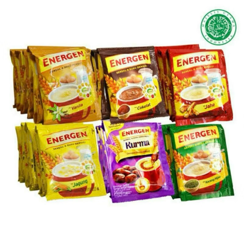 

Energen Susu Sereal Aneka Rasa 10 Sachet @35gr