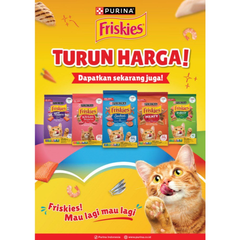 FRISKIES SEAFOOD SENSATIONS 6KG/MAKANAN KUCING FRISKIES
