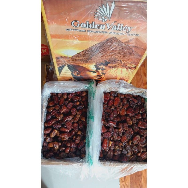 

Kurma Golden Valley 1kg/ Kurma Mesir madu/ Kurma Mesir asli