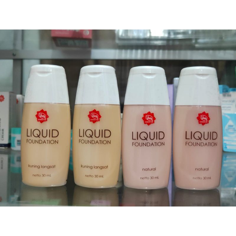 Viva Liquid Foundation Natural, Kuning Langsat