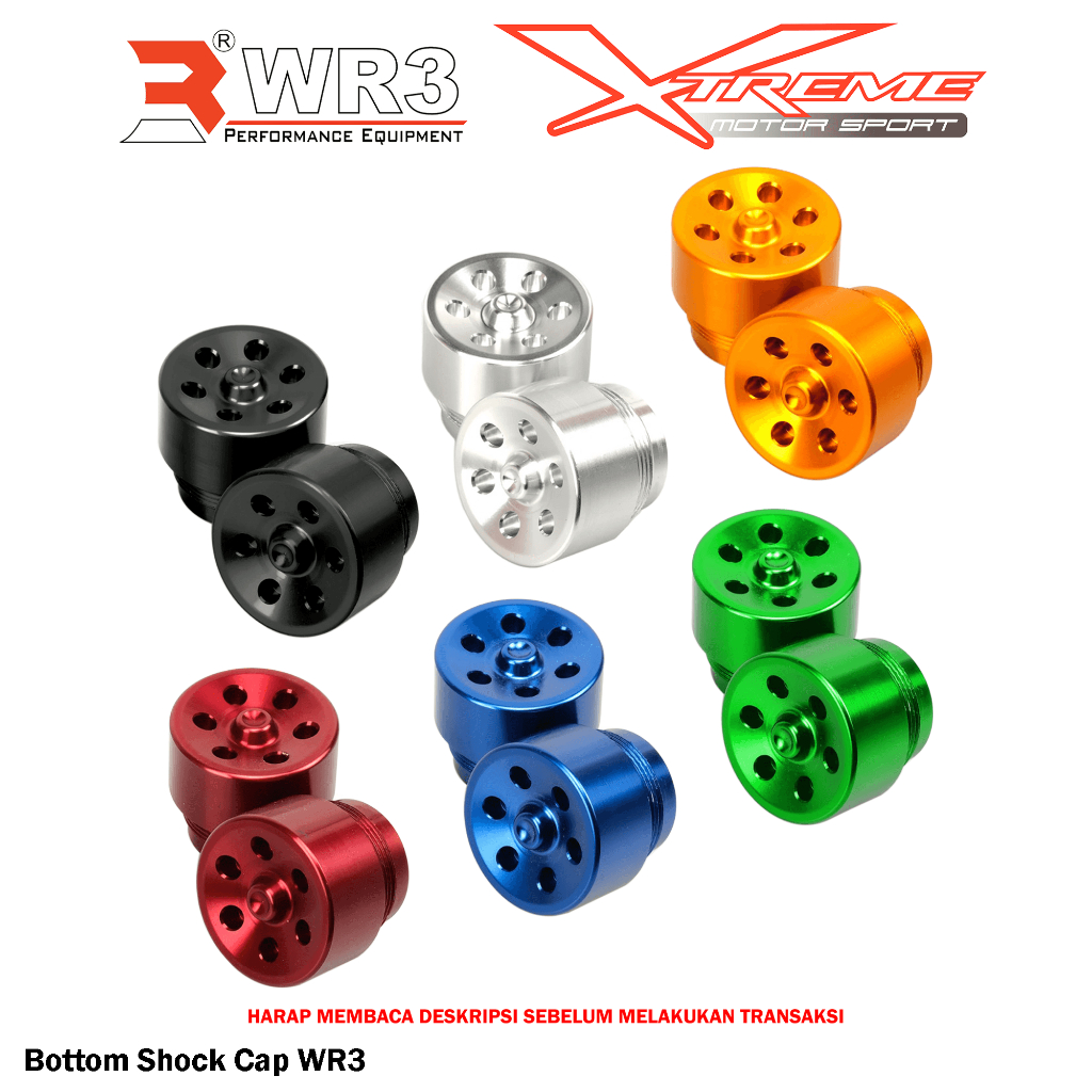 Tutup Tabung Bottom Shock Cap WR3 ZX25R ZX25 R ZX 25R ZX 25 R