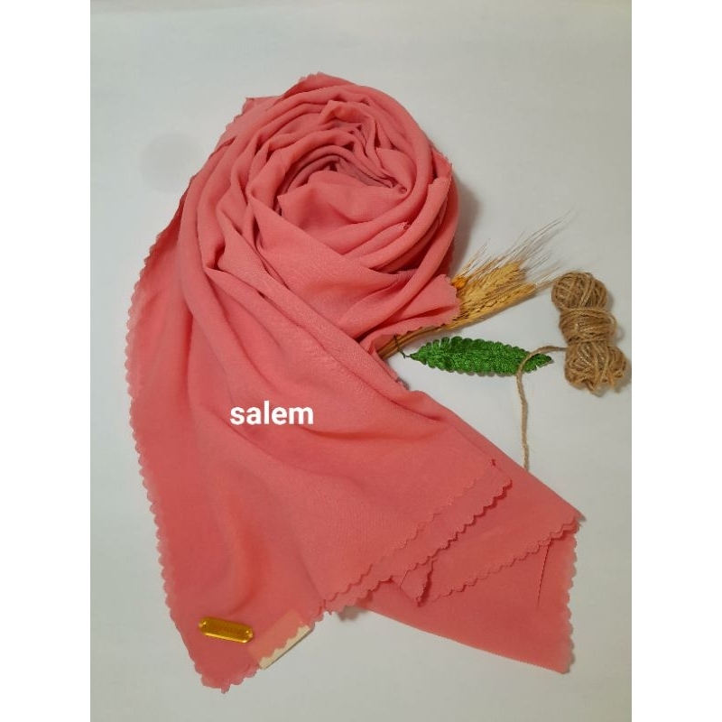 Hijab Segiempat Polycotton Premium " Salem"