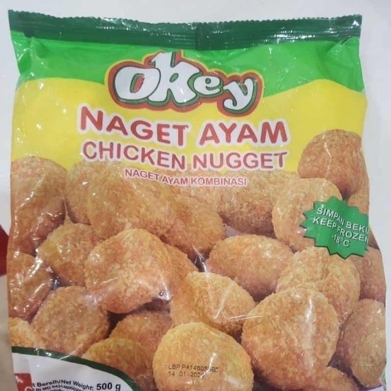 

NAGET AYAM OKEY 500GRAM