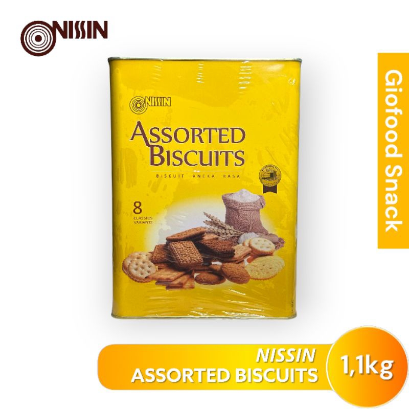 

NISSIN ASSORTED BISCUITS 1,1KG KALENG BESAR ANEKA RASA BISKUIT CLASSIC VARIAN Snack Food Makanan BUTTER COOKIES Cemilan