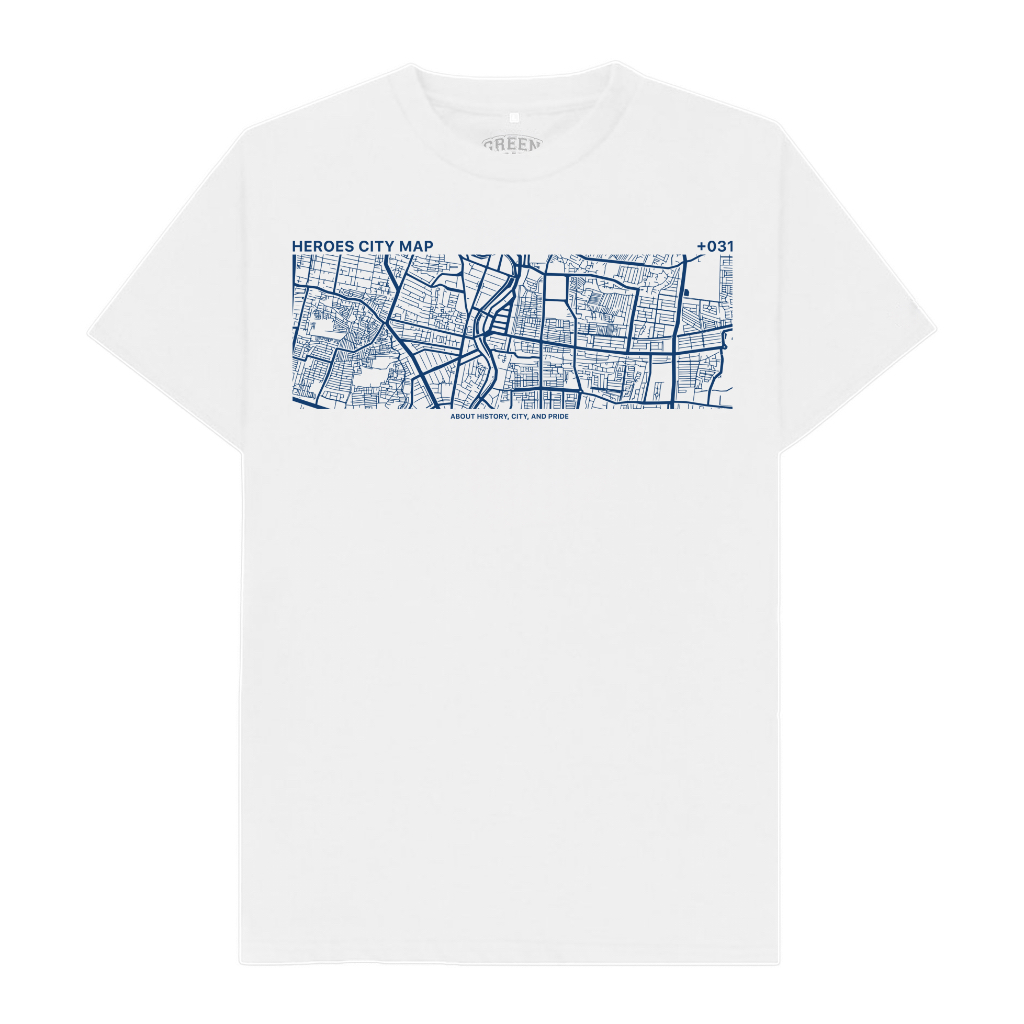 T SHIRT HEROES CITY MAP