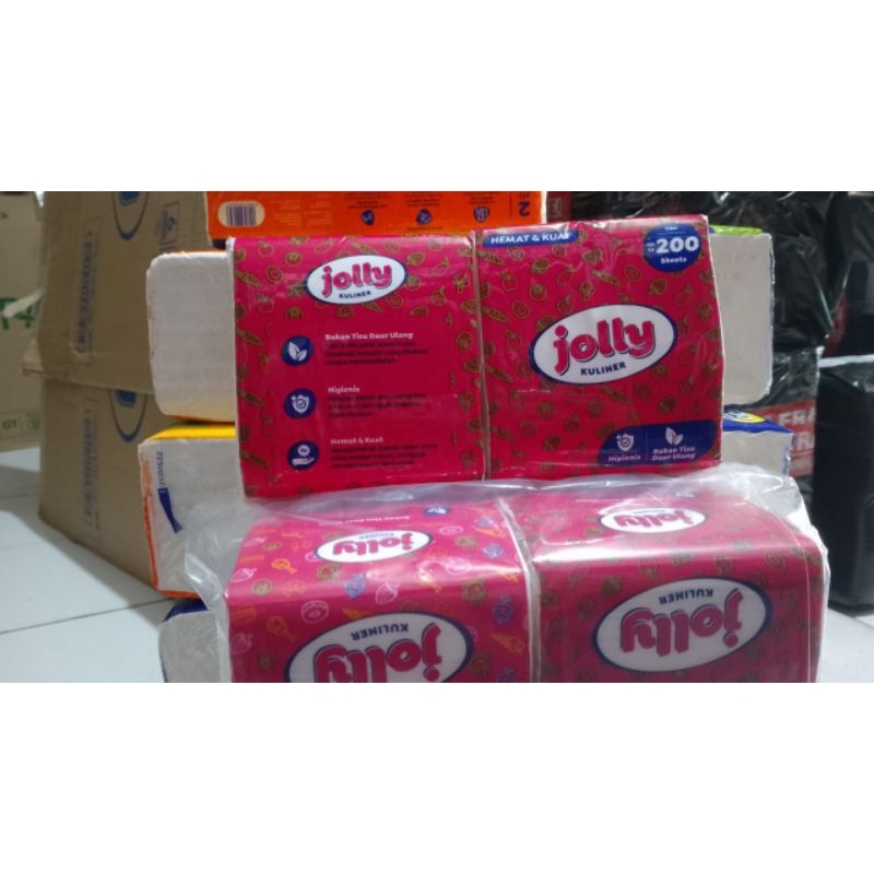 Jolly pop up 200sheet facial tissue 200sheet
