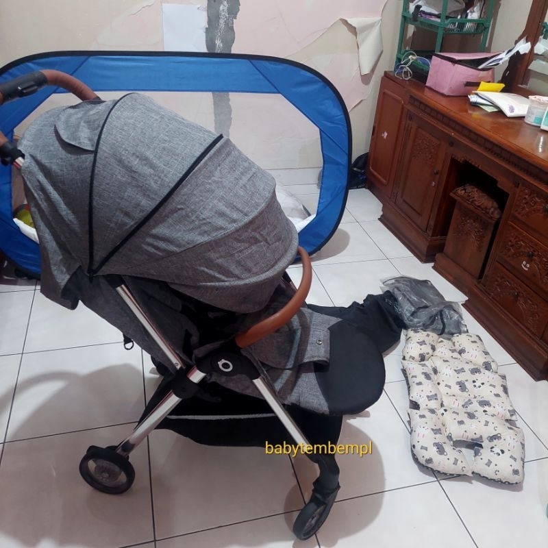 stroller xero autofold dengan tas ,raincover bonus alas stroller #nuna #bugaboo #joie #easywalker #c